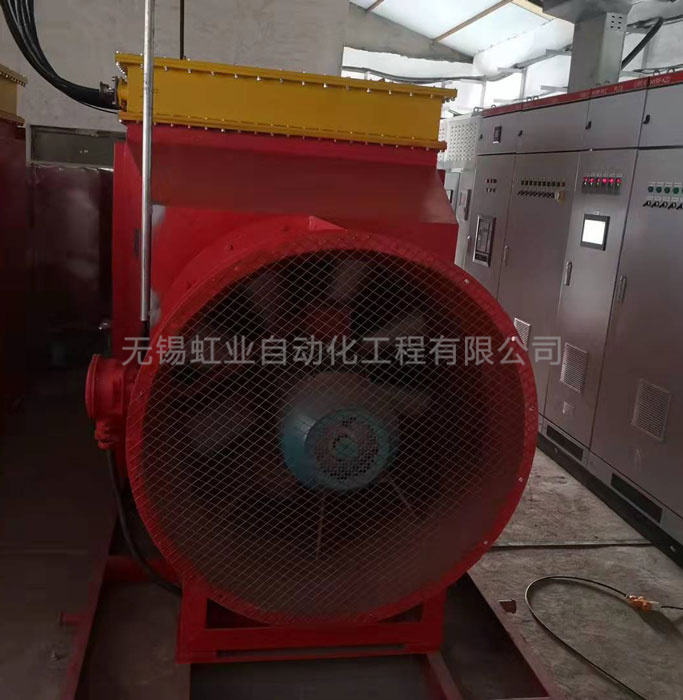 黑龍江七臺河某煤礦防爆熱風(fēng)機組案例